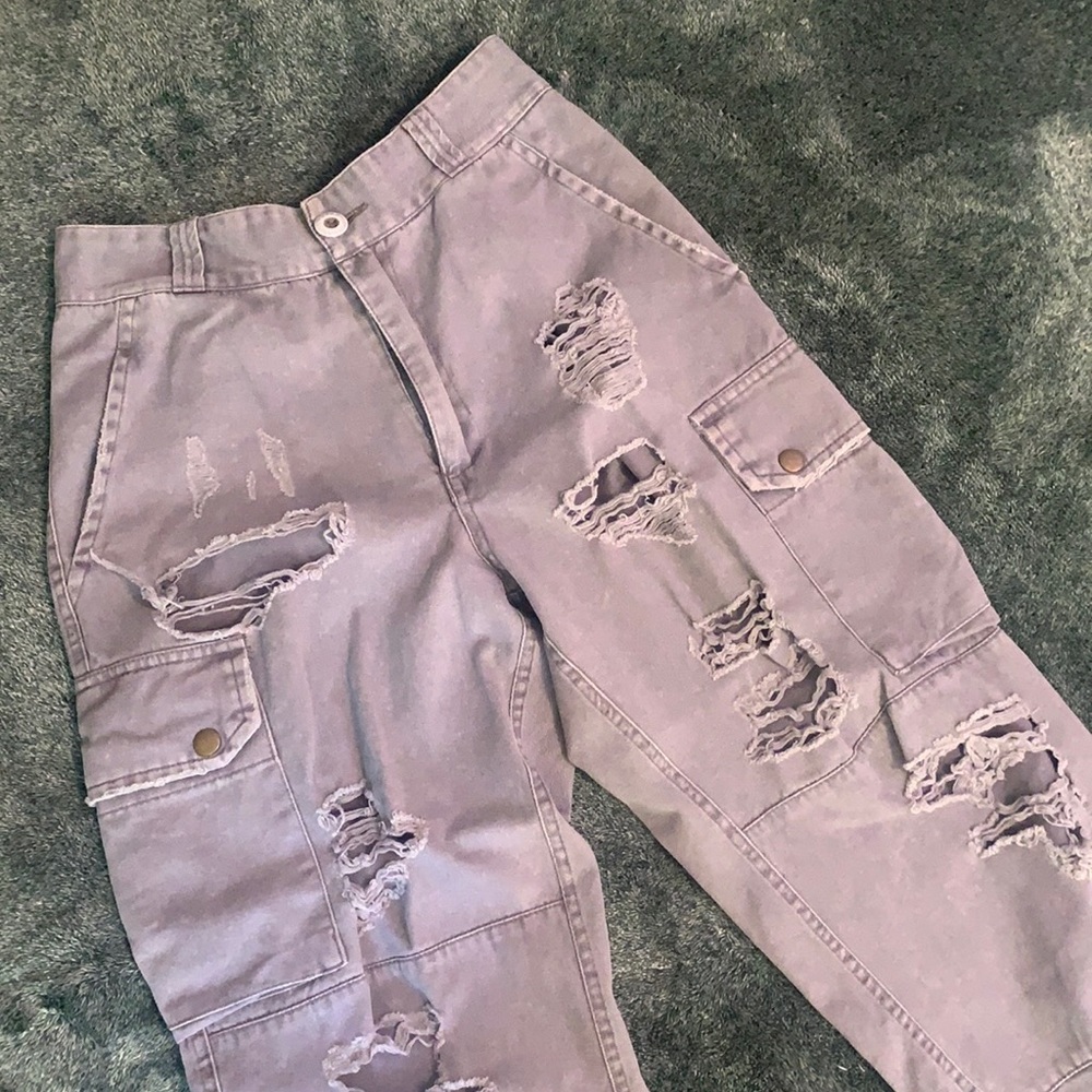 Carmar gray joggers ripped